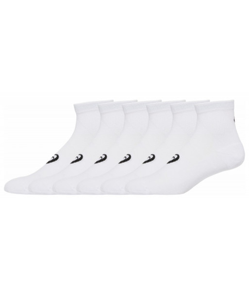 Носки ASICS 6PPK QUARTER SOCK (3033B720-100) White фото