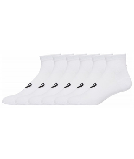 Носки ASICS 6PPK QUARTER SOCK (3033B720-100) White фото