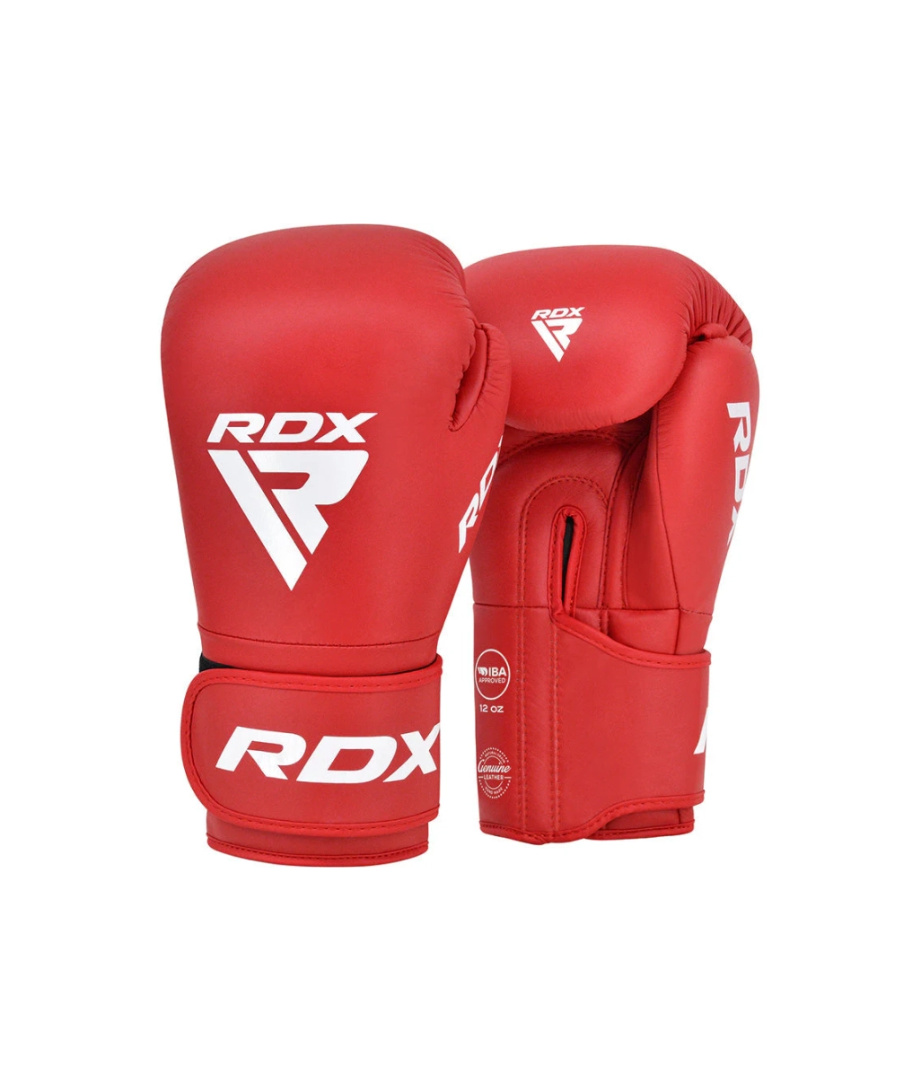 Боксерські рукавиці RDX IBA Boxing Gloves for Amateur Competitions - Red  BGL-IBA-1R