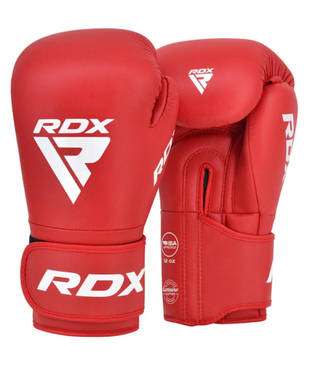 Боксерские перчатки RDX IBA Boxing Gloves for Amateur Competitions - Red  BGL-IBA-1R