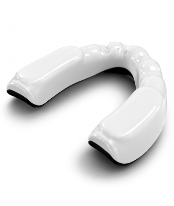 Детская капа для бокса RDX 3w Mouth Guard(JUNIOR) - White/Black  GGS-3GWJ снизу