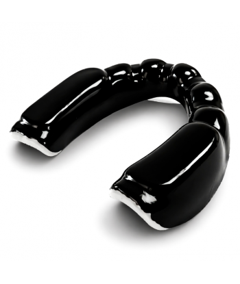 Капа для боксу RDX 3w Mouth Guard(ADULT) - Black/White GGS-3WA знизу