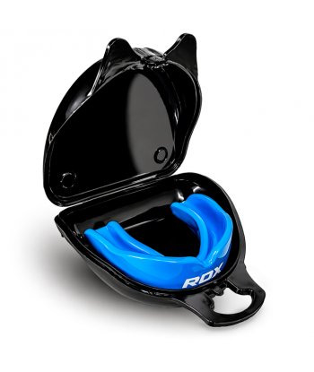 Дитяча капа для боксу RDX 3w Mouth Guard(JUNIOR) - Blue GGS-3UJ в кейсі