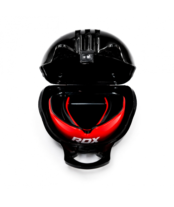 Капа для боксу RDX 3w Mouth Guard(ADULT) - Red/Black GGS-3RBA зверху