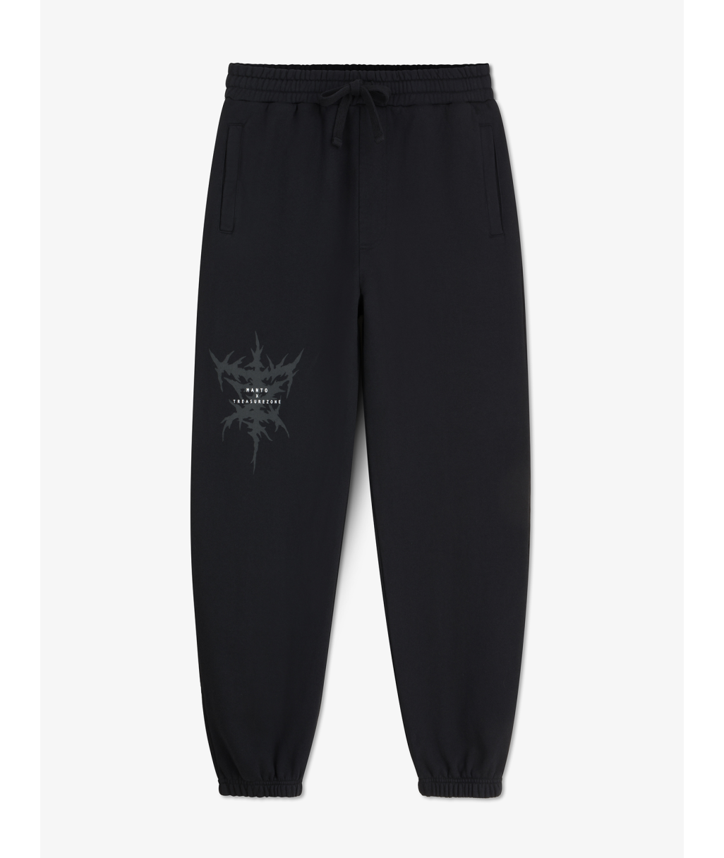 Штани MANTO sweatpants TREASURE ZONE black MNT3897