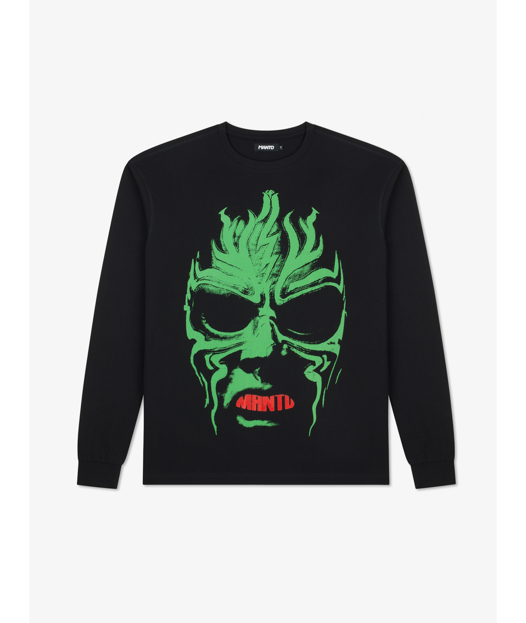 Лонгслів MANTO longsleeve LIBRE OVERSIZE black MNT3902