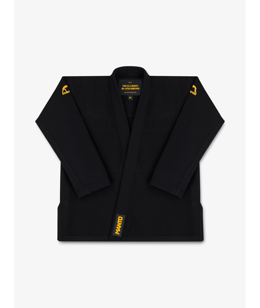 Кімоно MANTO "BASE 3.0" BJJ GI black - orange MNT3907