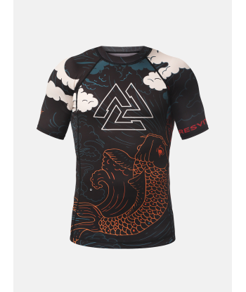 Рашгард PERESVIT Koi Rashguard Short Sleeve Blue Orange Red 501424-957