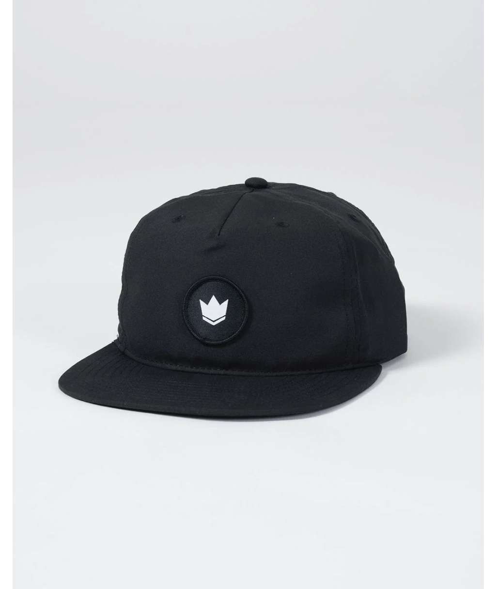Кепка KINGZ Crown Patch 5-Panel Strapback Hat - Black