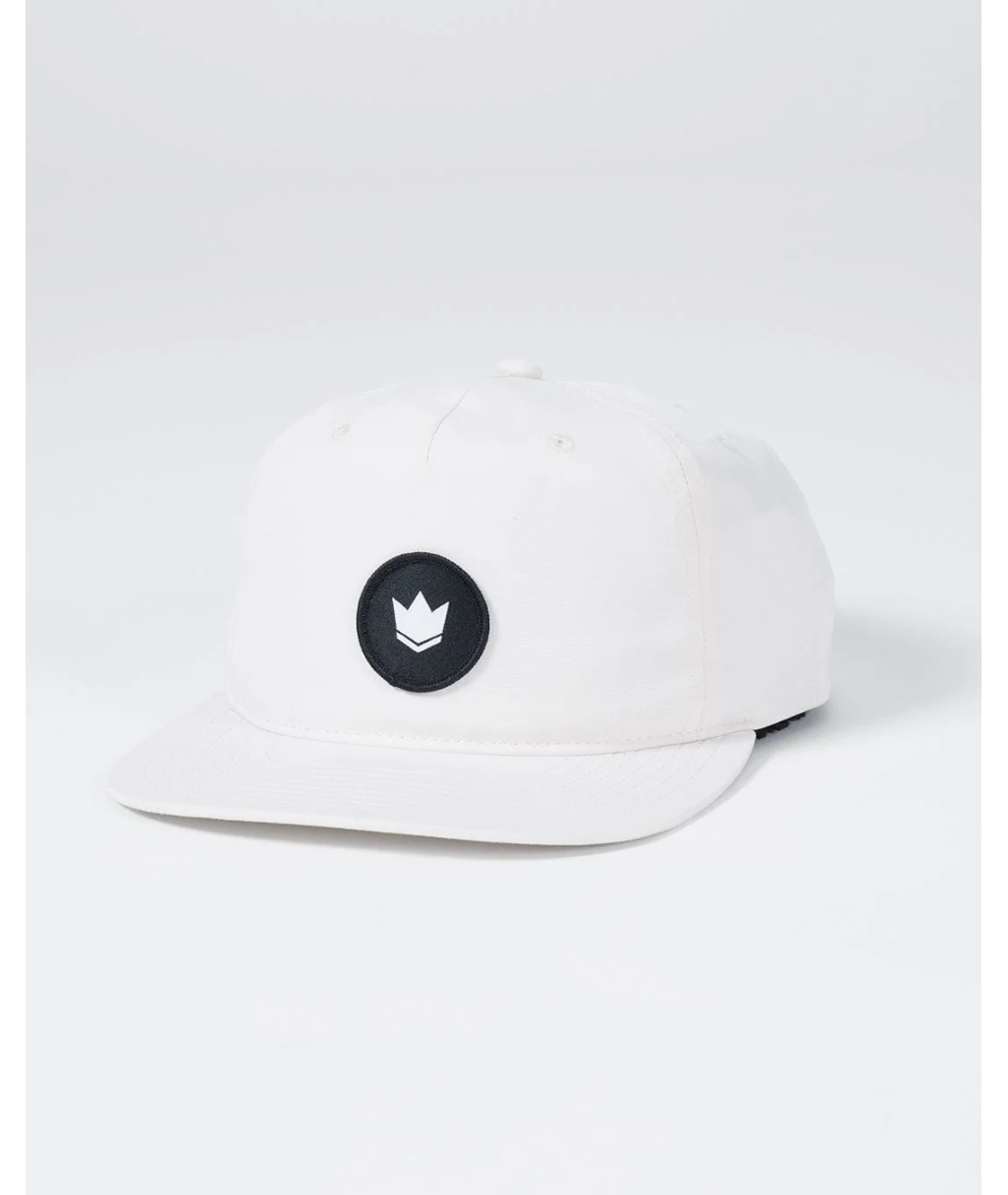 Кепка KINGZ Crown Patch 5-Panel Strapback Hat - Natural