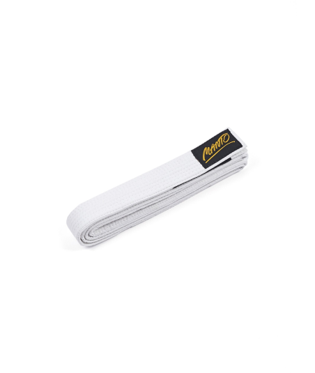 Дитячий Пояс MANTO kids belt BJJ TAG White MNT2094