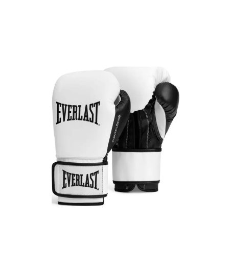 Боксерские перчатки Everlast POWERLOCK OG TRAINING GLOVES - White/Black P00004005-WH-BK
