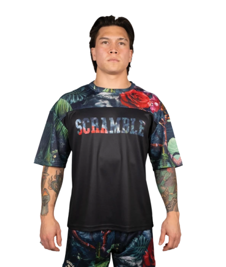 Футболка SCRAMBLE Mesh Hybrid Grappling Top - Ohana Camo MSHGRPTOPOHAN