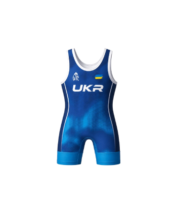 Трико WR UWW UKR "Пікселі" Blue