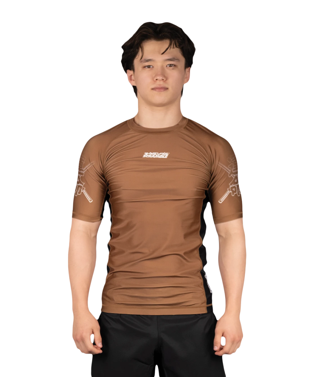 Рашгард SCRAMBLE Fate Tanto Ranked Rashguard - Brown FATERNKRASHBRN
