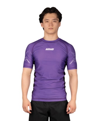 Рашгард SCRAMBLE Fate Tanto Ranked Rashguard - Purple FATERNKRASHPPL