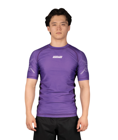 Рашгард SCRAMBLE Fate Tanto Ranked Rashguard - Purple FATERNKRASHPPL