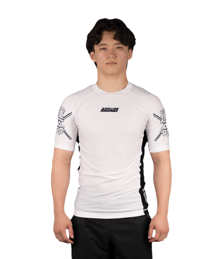 Рашгард SCRAMBLE Fate Tanto Ranked Rashguard - White FATERNKRASHWHT