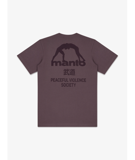 Футболка MANTO t-shirt SOCIETY - Plum MNT3939