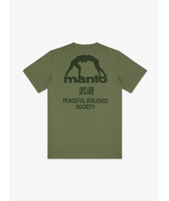 Футболка MANTO t-shirt SOCIETY - Khaki MNT3939