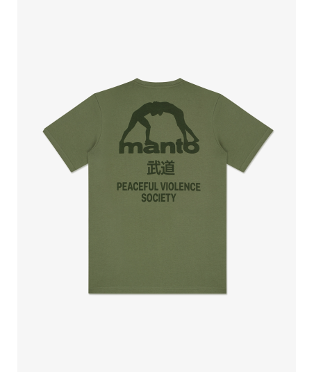 Футболка MANTO t-shirt SOCIETY - Khaki MNT3939