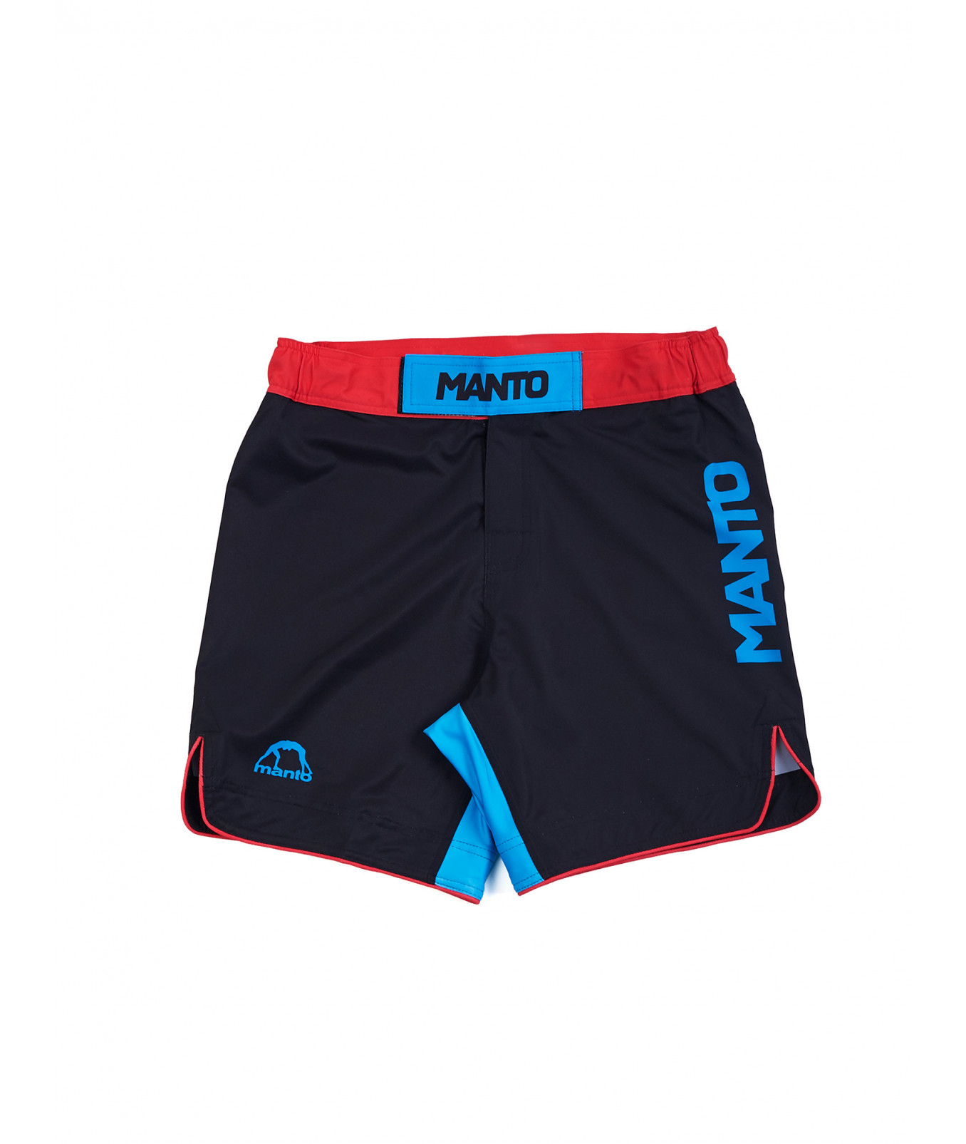 Шорти MMA MANTO FIGHT STRIPE 2.0 Black-red чорно-червоні