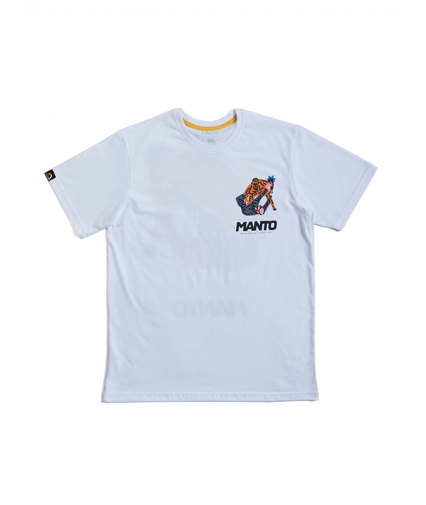 Купити Футболка MANTO t-shirt BJJ Gym 2.0 White в білому кольорі
