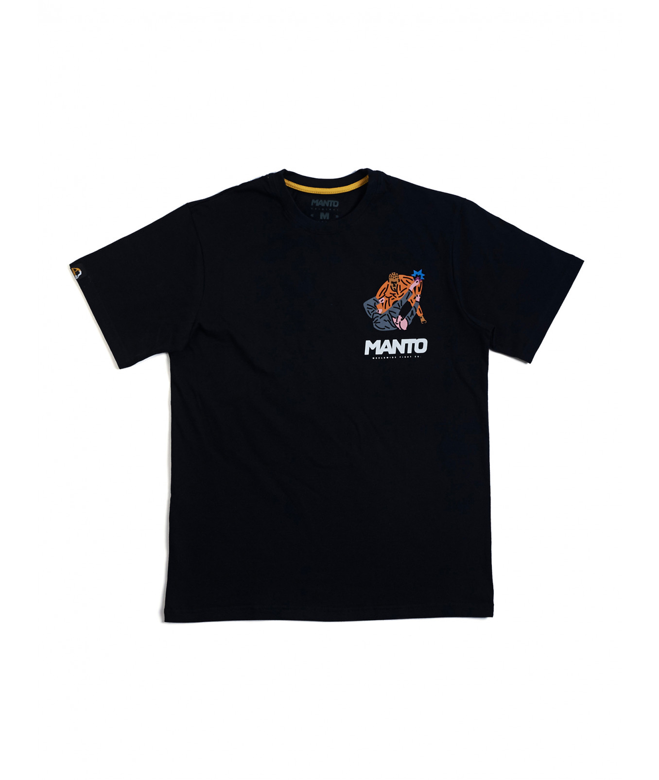 Купити Футболку MANTO t-shirt BJJ Gym 2.0 Black у чорному кольорі