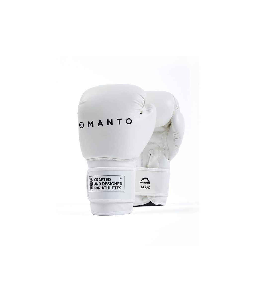 Купити БОКСЕРСЬКІ Рукавиці MANTO BOXING GLOVES IMPACT WHITE в білому кольорі