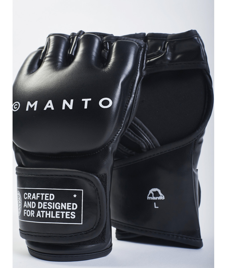 Купити рукавички MANTO MMA GLOVES IMPACT BLACK в чорному кольорі