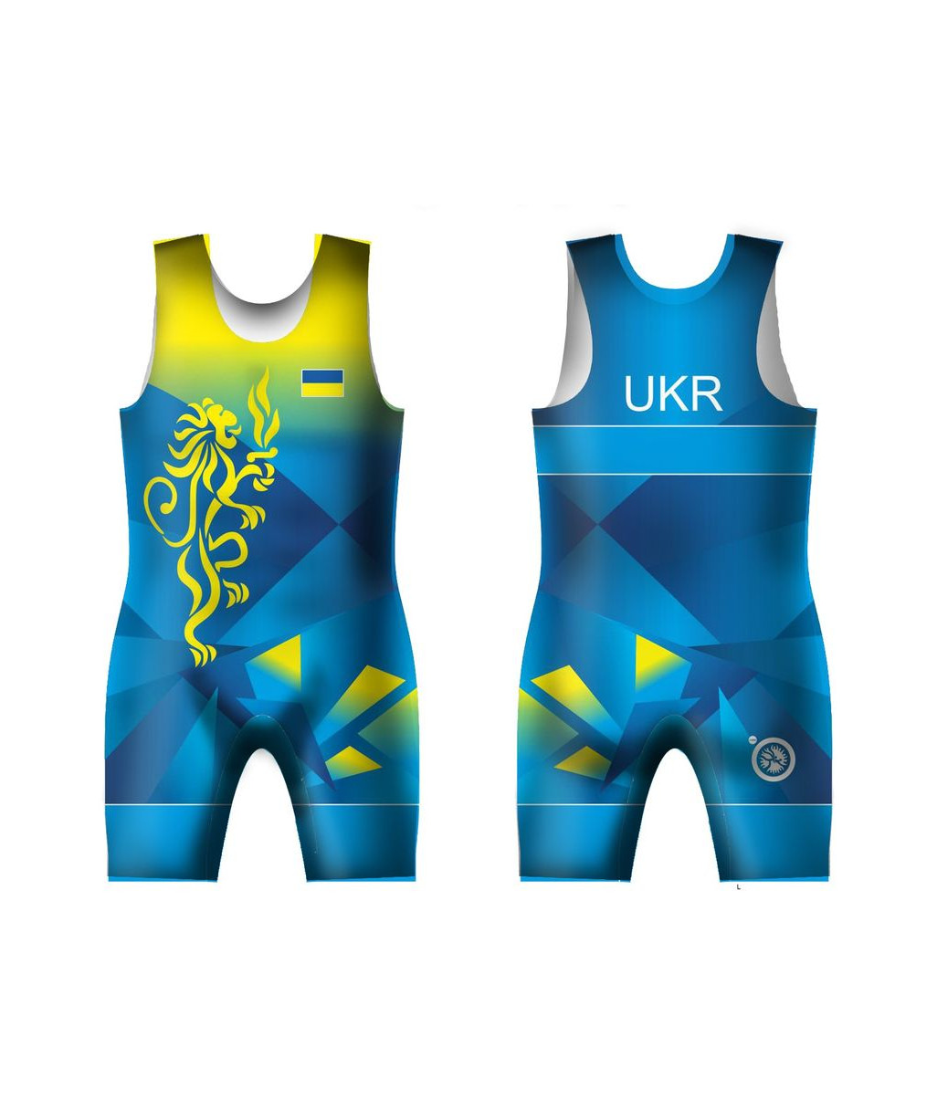 Трико збірної України UWW UKR LEV Blue синє