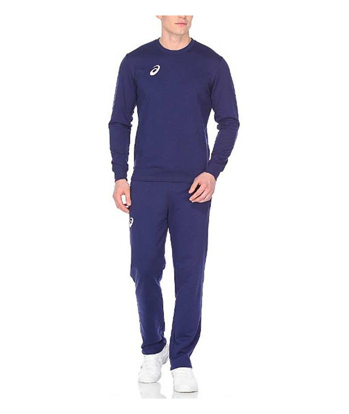 Спортивний костюм ASICS MAN KNIT SUIT STRONG NAVY в синьому кольорі