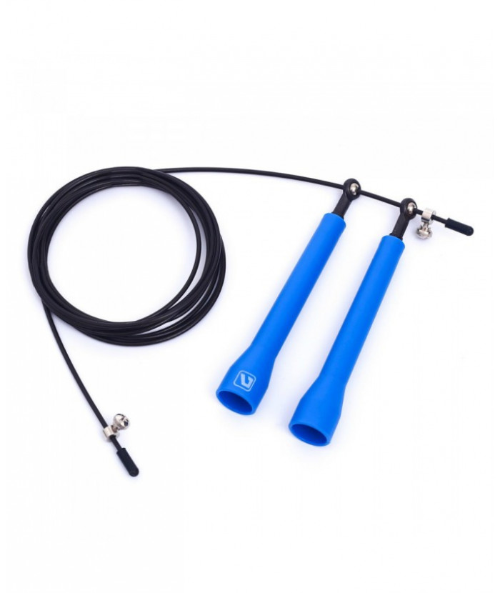 СКАКАЛКА ШВИДКІСНА LIVEPRO CABLE JUMPROPE LS3140 у синьому кольорі