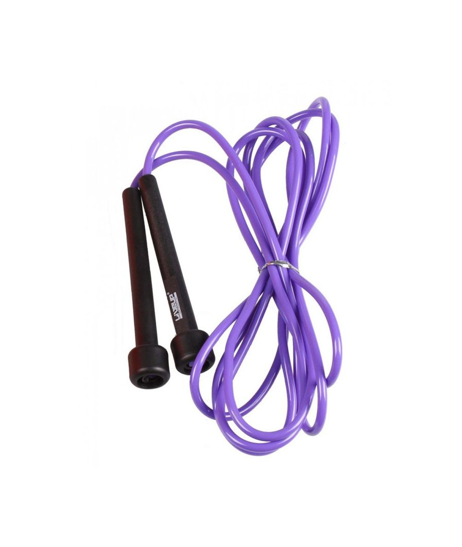 СКАКАЛКА В ТУБУСІ LIVEUP PVC JUMP ROPE LS3115-P у фіолетовому кольорі