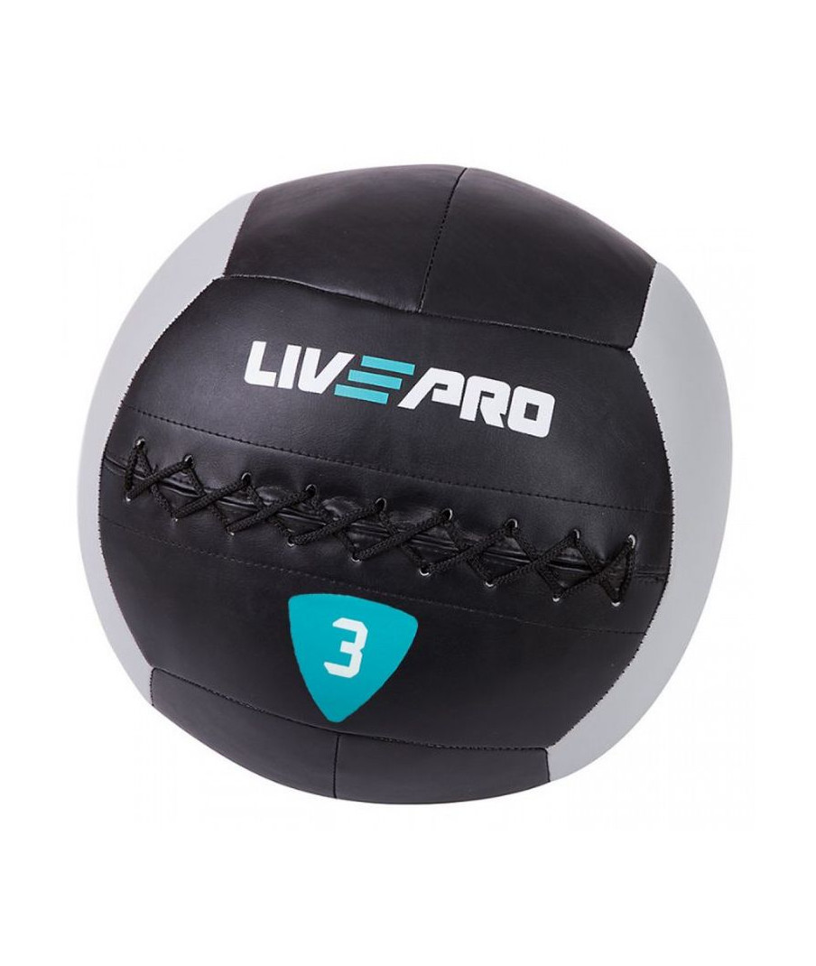 М'ЯЧ ДЛЯ КРОСФІТУ LIVEPRO WALL BALL LP8100 у чорному кольорі
