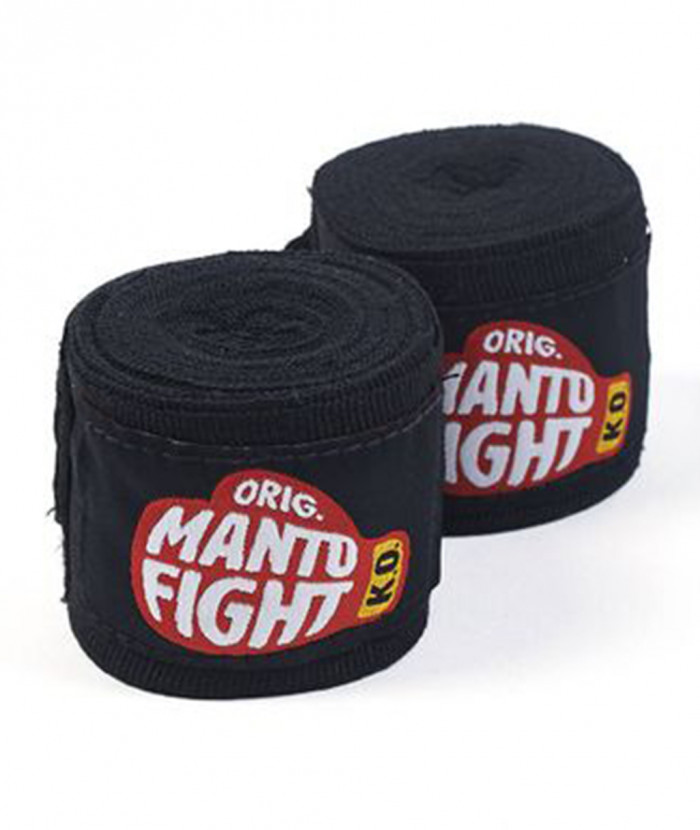 БИНТИ MANTO HANDWRAPS GLOVE BLACK у чорному кольорі
