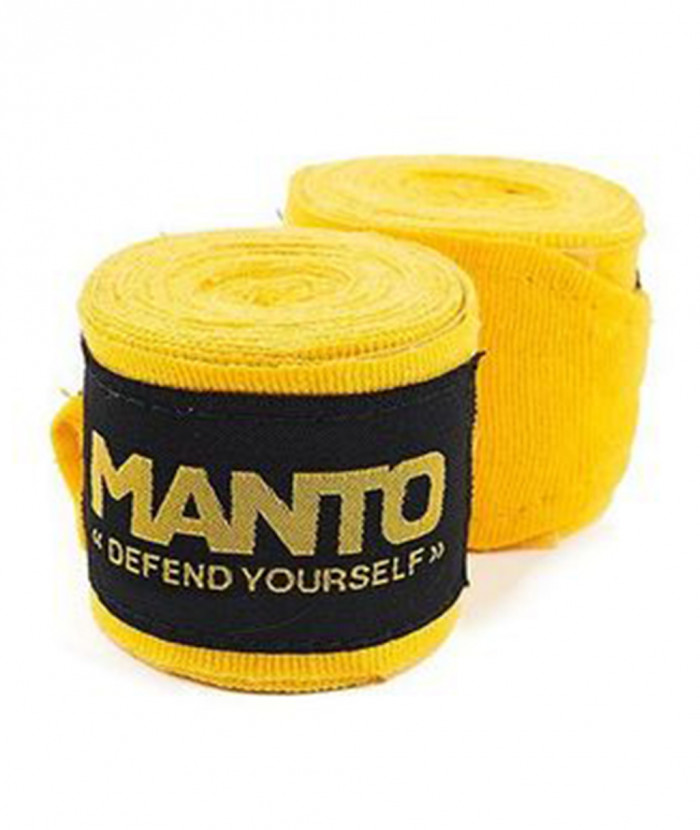 БИНТИ MANTO HANDWRAPS DEFEND V2 YELLOW у жовтому кольорі
