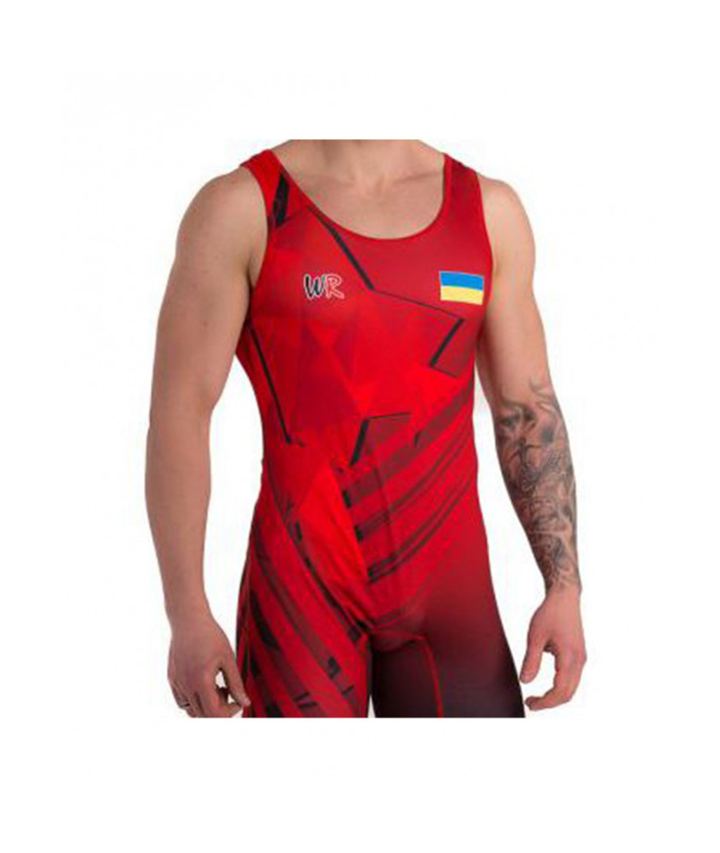 Трико збірної України WR UWW UKR 2019 Red червоне