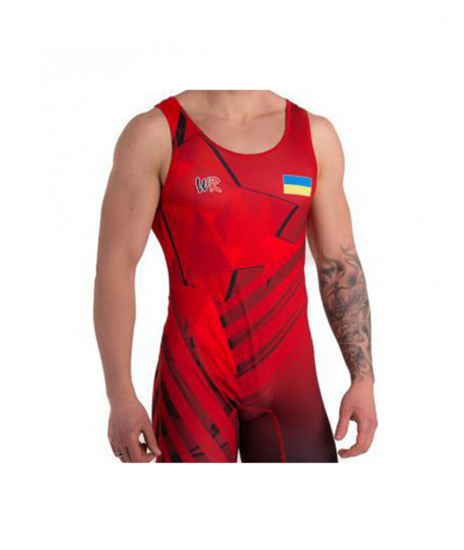 Трико збірної України WR UWW UKR 2019 Red червоне