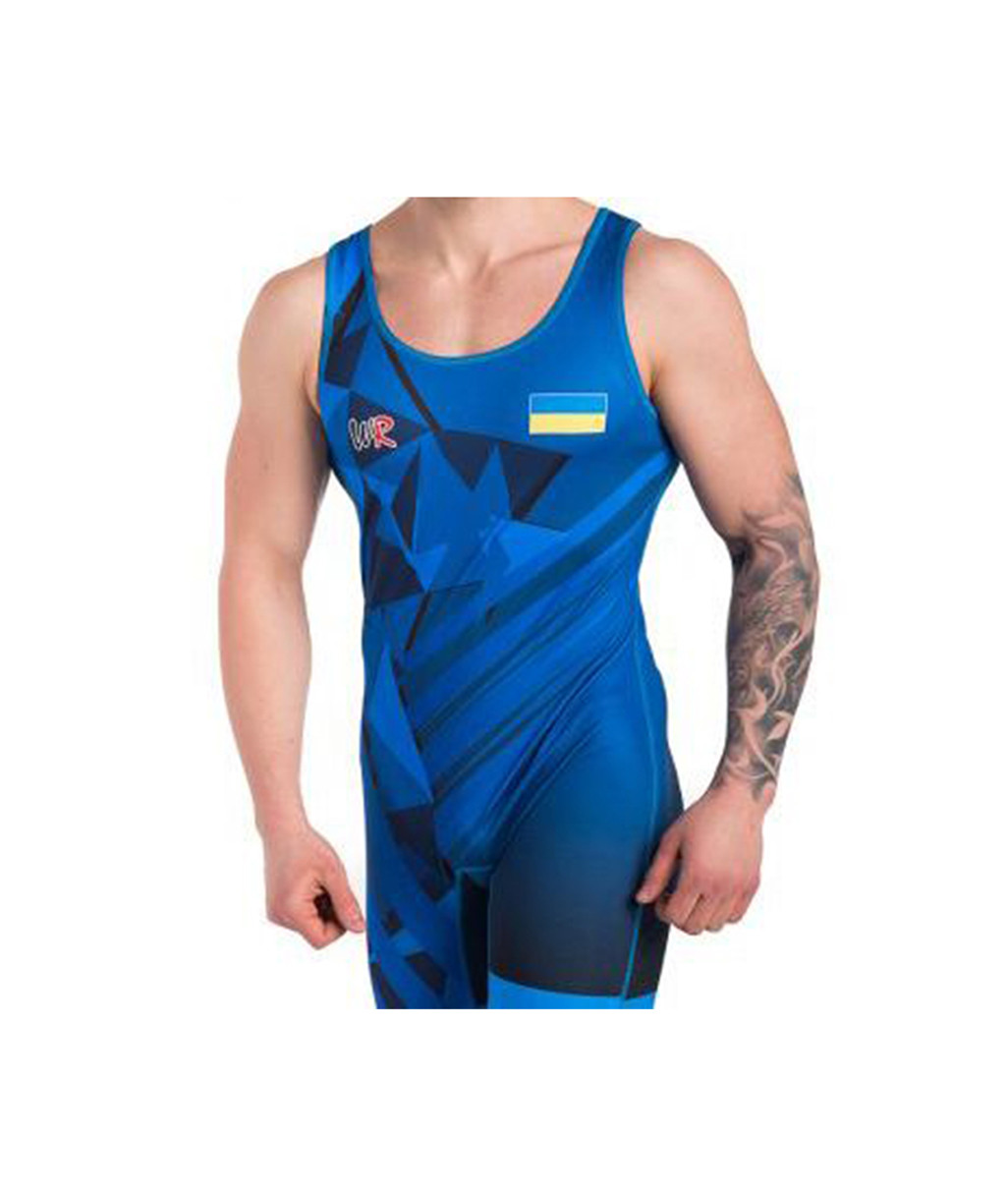 Трико збірної України WR UWW UKR 2019 Blue синє