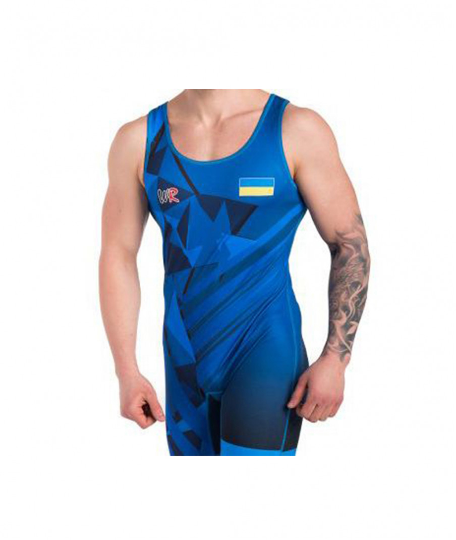 Трико збірної України WR UWW UKR 2019 Blue синє