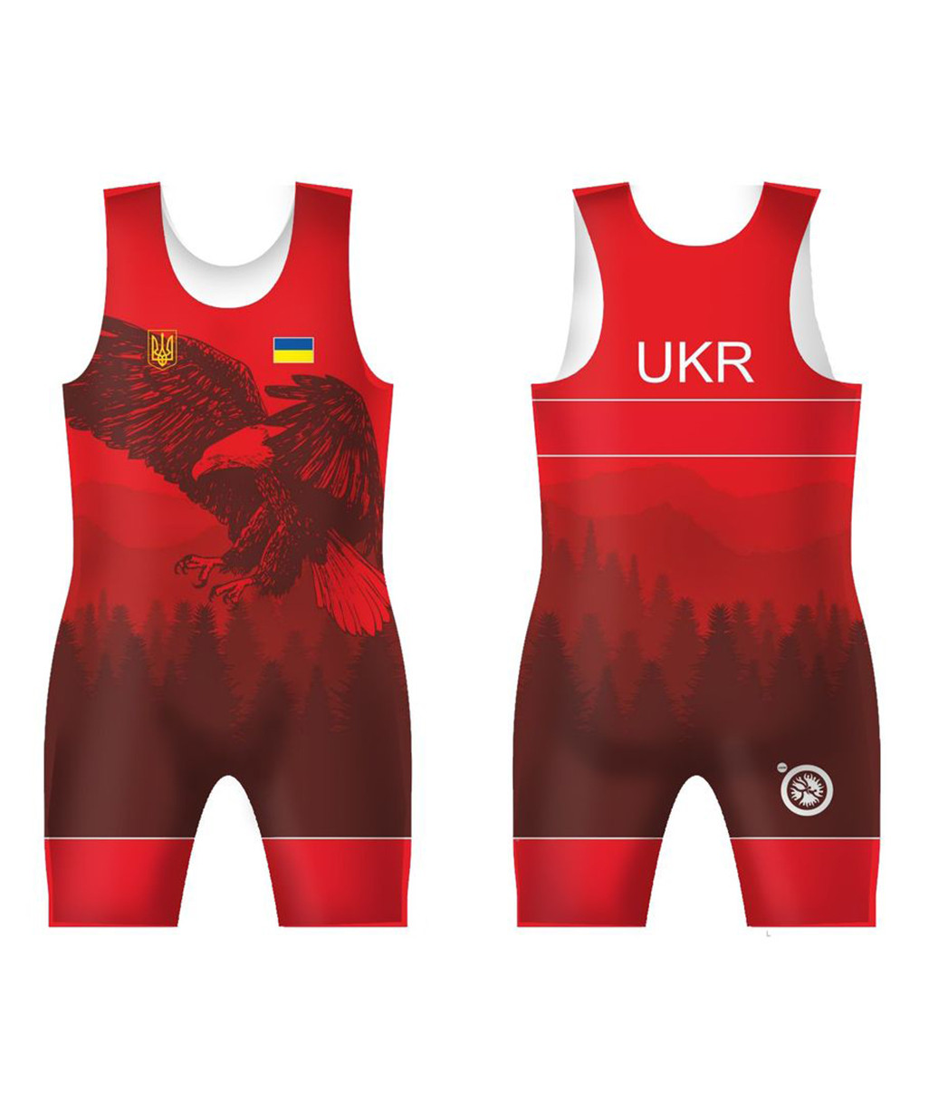 Трико збірної України UWW UKR OREL 2 Red червоне