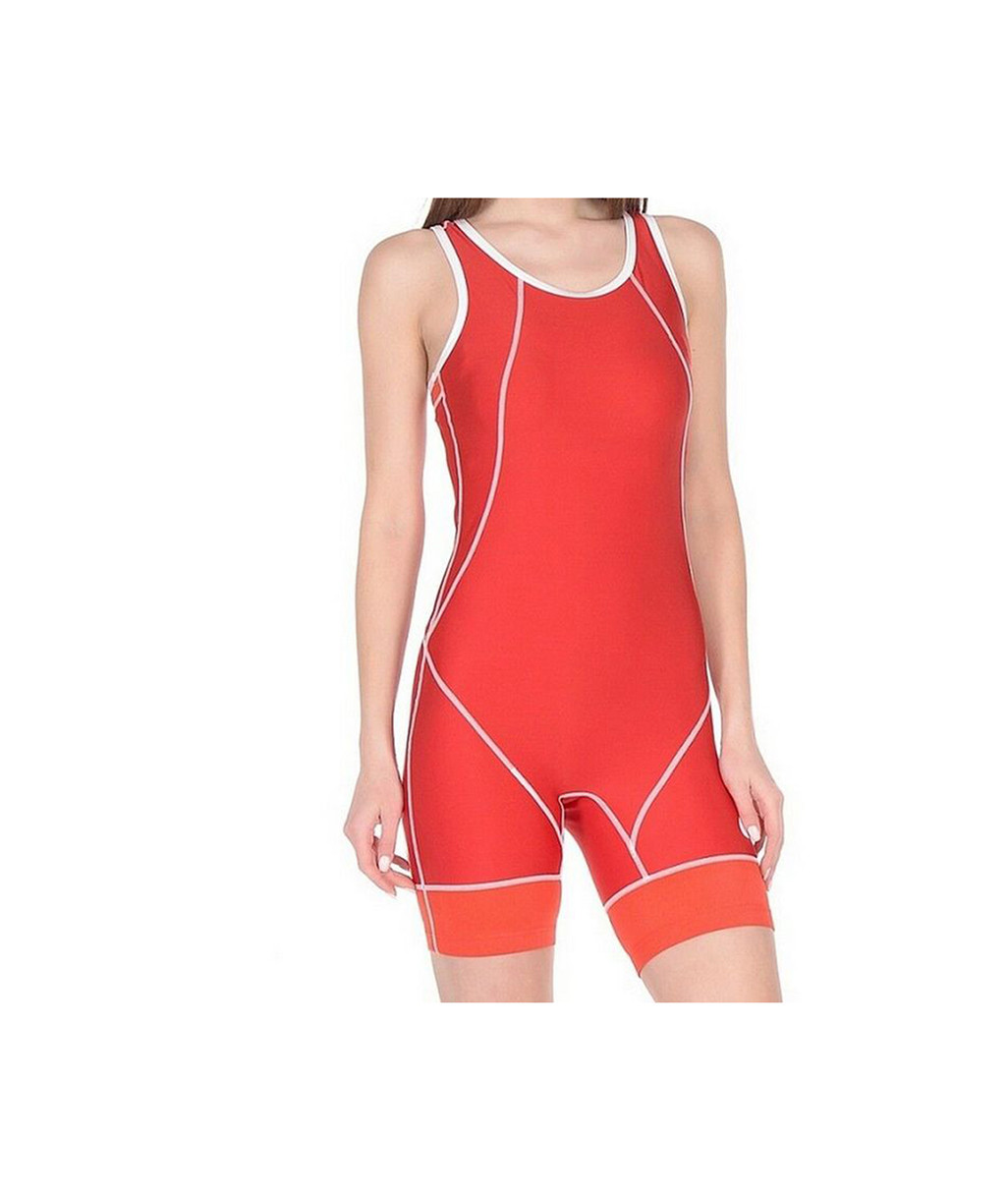 ЖІНОЧЕ ТРИКО ASICS WRESTLING SUIT 2082A012-0023 RED червоному кольорі