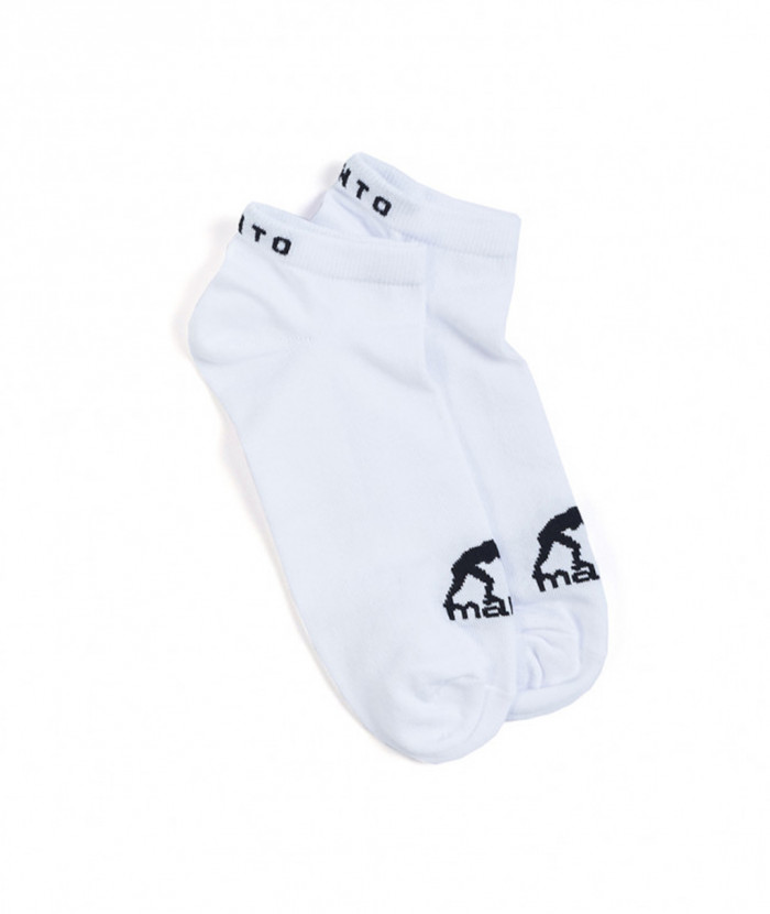 Шкарпетки MANTO ANKLE SOCKS LOGO WHITE в білому кольорі