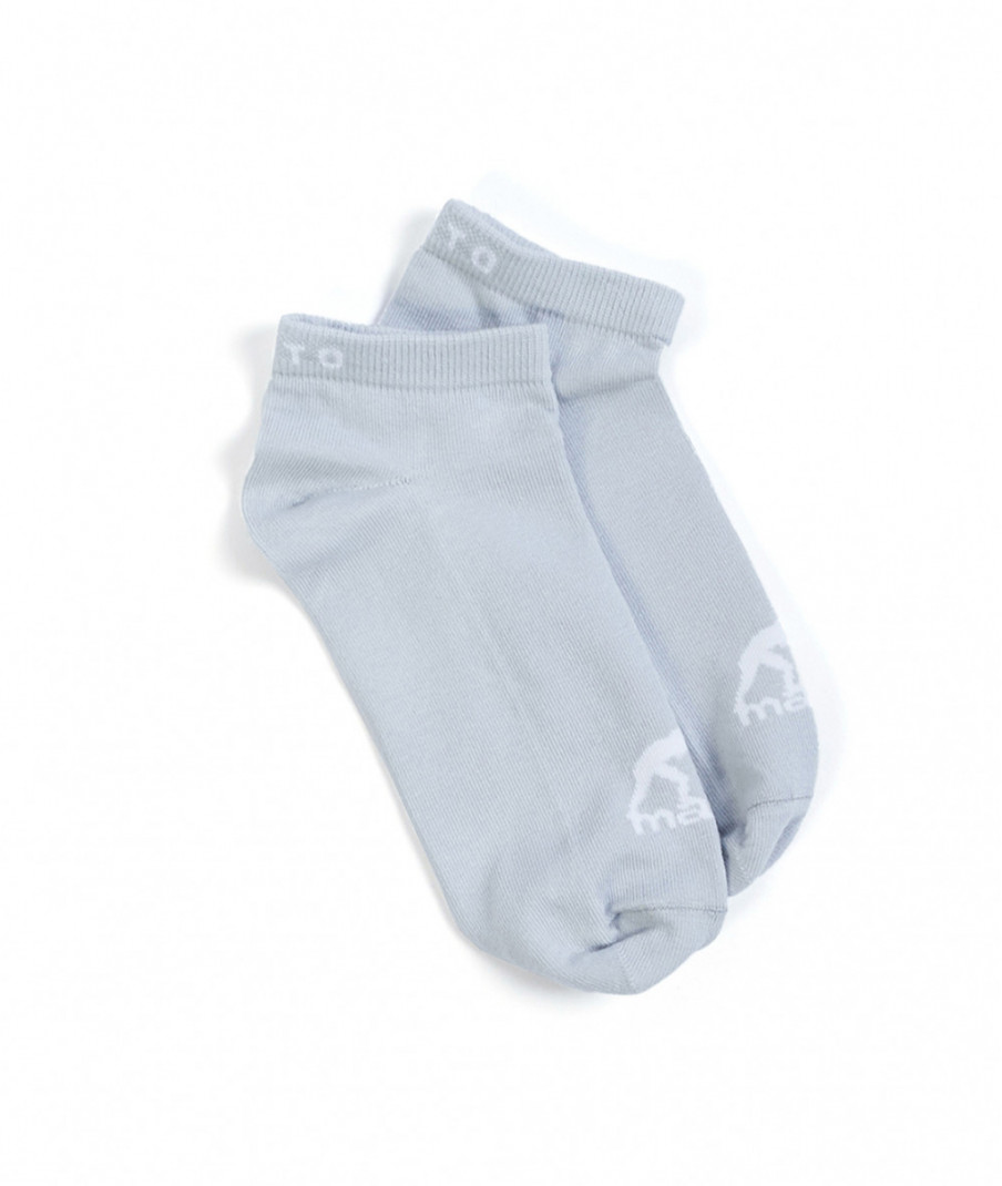 Шкарпетки MANTO ANKLE SOCKS LOGO GREY в сірому кольорі