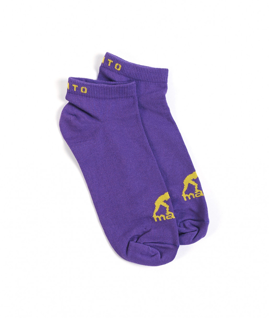 Шкарпетки MANTO ANKLE SOCKS LOGO VIOLET у фіолетовому кольорі