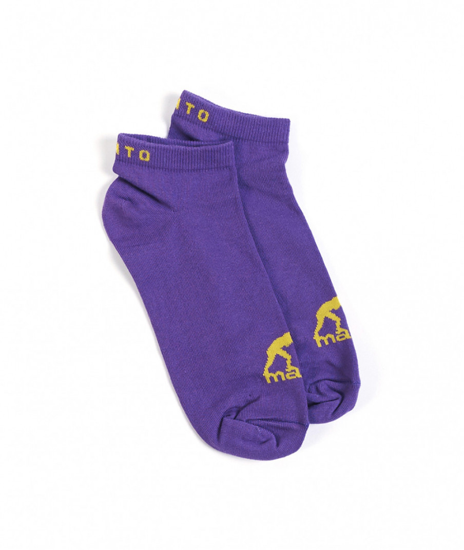 Шкарпетки MANTO ANKLE SOCKS LOGO VIOLET у фіолетовому кольорі