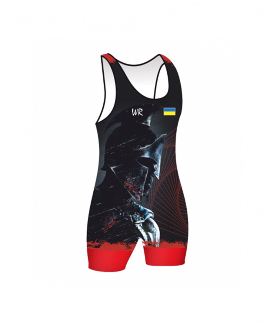 Трико WR UWW UKR GLADIATOR RED красное