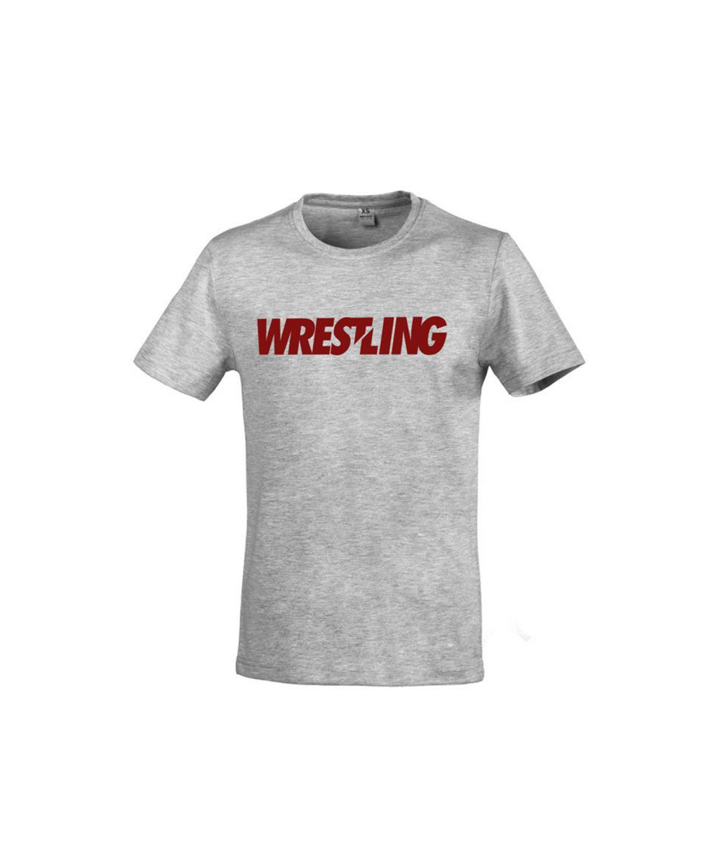 Футболка WRESTLING СЕРАЯ з доставкою