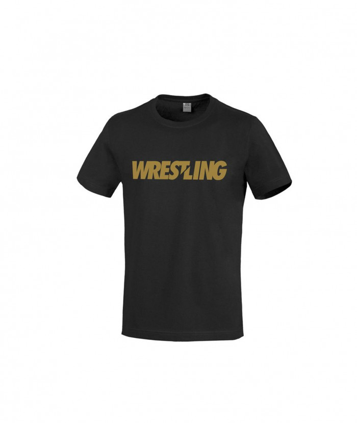 Футболка WRESTLING ЧОРНА/Жовтий з доставкою